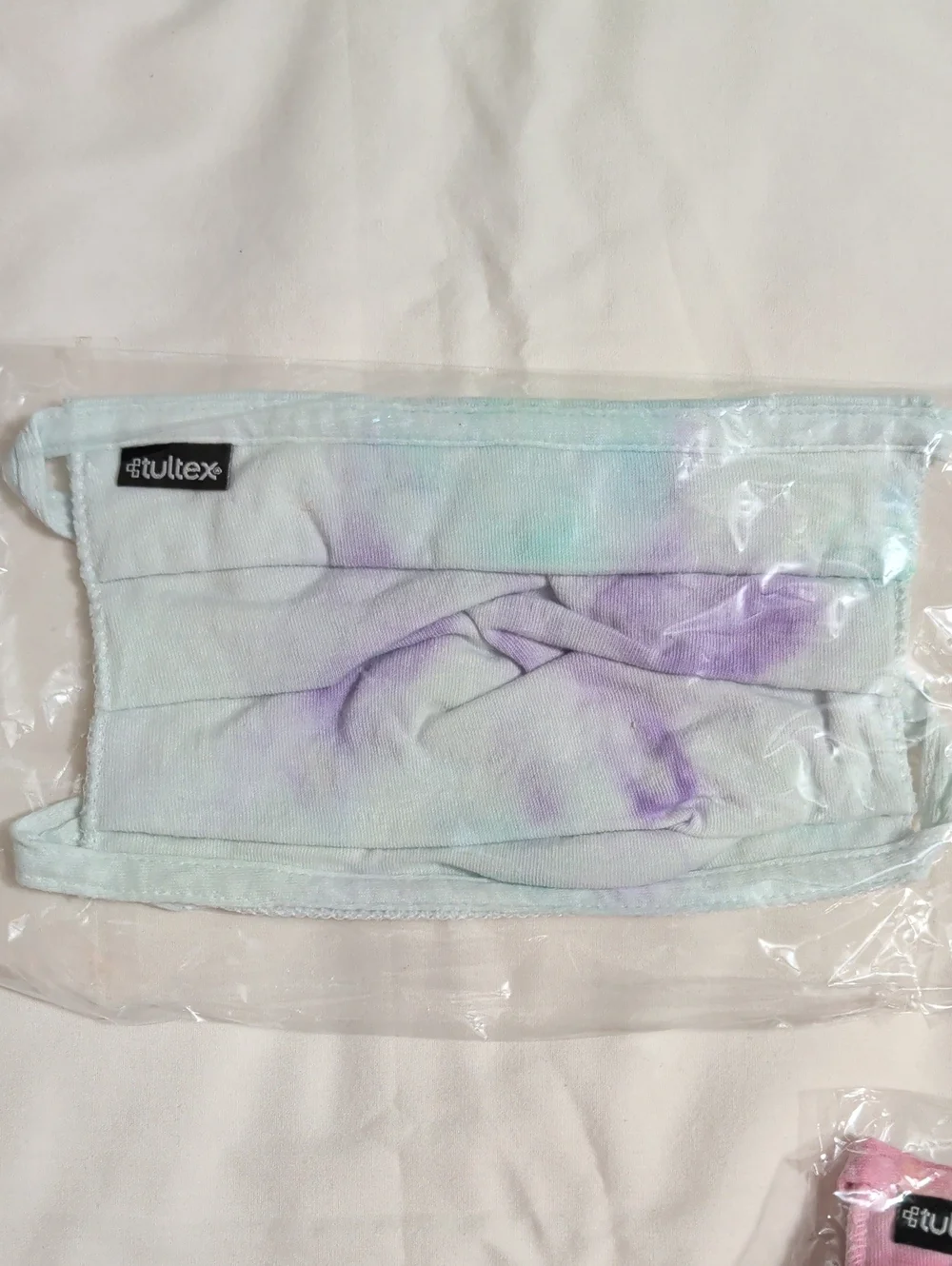 NWOT (002) Tultex Unisex Assorted Tie-Dye Face Masks Multi 8 Pack